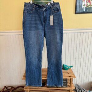 Legendary By Ashley Stewart Womens Bootcut Jeans Size 20 Reg Blue Denim